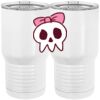 20 oz. Tall Stainless Steel Vacuum Insulated Tumbler White Thumbnail