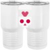 20 oz. Tall Stainless Steel Vacuum Insulated Tumbler White Thumbnail