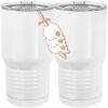 20 oz. Tall Stainless Steel Vacuum Insulated Tumbler White Thumbnail