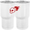 20 oz. Tall Stainless Steel Vacuum Insulated Tumbler White Thumbnail