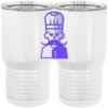 20 oz. Tall Stainless Steel Vacuum Insulated Tumbler White Thumbnail