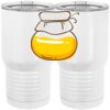 20 oz. Tall Stainless Steel Vacuum Insulated Tumbler White Thumbnail