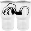 20 oz. Tall Stainless Steel Vacuum Insulated Tumbler White Thumbnail
