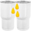 20 oz. Tall Stainless Steel Vacuum Insulated Tumbler White Thumbnail