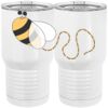 20 oz. Tall Stainless Steel Vacuum Insulated Tumbler White Thumbnail