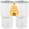 20 oz. Tall Stainless Steel Vacuum Insulated Tumbler White Thumbnail