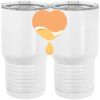 20 oz. Tall Stainless Steel Vacuum Insulated Tumbler White Thumbnail
