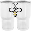20 oz. Tall Stainless Steel Vacuum Insulated Tumbler White Thumbnail