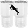 20 oz. Tall Stainless Steel Vacuum Insulated Tumbler White Thumbnail
