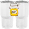 20 oz. Tall Stainless Steel Vacuum Insulated Tumbler White Thumbnail