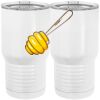 20 oz. Tall Stainless Steel Vacuum Insulated Tumbler White Thumbnail