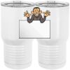 20 oz. Tall Stainless Steel Vacuum Insulated Tumbler White Thumbnail