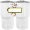 20 oz. Tall Stainless Steel Vacuum Insulated Tumbler White Thumbnail