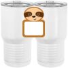 20 oz. Tall Stainless Steel Vacuum Insulated Tumbler White Thumbnail
