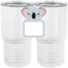 20 oz. Tall Stainless Steel Vacuum Insulated Tumbler White Thumbnail