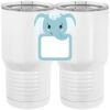 20 oz. Tall Stainless Steel Vacuum Insulated Tumbler White Thumbnail