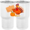 20 oz. Tall Stainless Steel Vacuum Insulated Tumbler White Thumbnail
