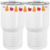 20 oz. Tall Stainless Steel Vacuum Insulated Tumbler White Thumbnail