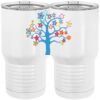 20 oz. Tall Stainless Steel Vacuum Insulated Tumbler White Thumbnail