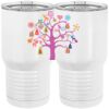 20 oz. Tall Stainless Steel Vacuum Insulated Tumbler White Thumbnail