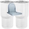20 oz. Tall Stainless Steel Vacuum Insulated Tumbler White Thumbnail