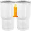 20 oz. Tall Stainless Steel Vacuum Insulated Tumbler White Thumbnail