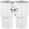 20 oz. Tall Stainless Steel Vacuum Insulated Tumbler White Thumbnail