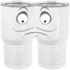 20 oz. Tall Stainless Steel Vacuum Insulated Tumbler White Thumbnail