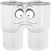 20 oz. Tall Stainless Steel Vacuum Insulated Tumbler White Thumbnail