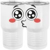 20 oz. Tall Stainless Steel Vacuum Insulated Tumbler White Thumbnail