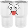 20 oz. Tall Stainless Steel Vacuum Insulated Tumbler White Thumbnail