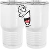 20 oz. Tall Stainless Steel Vacuum Insulated Tumbler White Thumbnail
