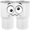 20 oz. Tall Stainless Steel Vacuum Insulated Tumbler White Thumbnail