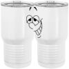 20 oz. Tall Stainless Steel Vacuum Insulated Tumbler White Thumbnail