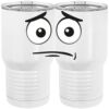 20 oz. Tall Stainless Steel Vacuum Insulated Tumbler White Thumbnail