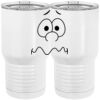 20 oz. Tall Stainless Steel Vacuum Insulated Tumbler White Thumbnail