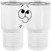 20 oz. Tall Stainless Steel Vacuum Insulated Tumbler White Thumbnail