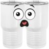 20 oz. Tall Stainless Steel Vacuum Insulated Tumbler White Thumbnail