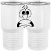 20 oz. Tall Stainless Steel Vacuum Insulated Tumbler White Thumbnail
