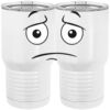 20 oz. Tall Stainless Steel Vacuum Insulated Tumbler White Thumbnail