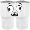 20 oz. Tall Stainless Steel Vacuum Insulated Tumbler White Thumbnail