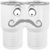 20 oz. Tall Stainless Steel Vacuum Insulated Tumbler White Thumbnail