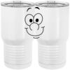 20 oz. Tall Stainless Steel Vacuum Insulated Tumbler White Thumbnail