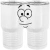 20 oz. Tall Stainless Steel Vacuum Insulated Tumbler White Thumbnail