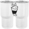 20 oz. Tall Stainless Steel Vacuum Insulated Tumbler White Thumbnail