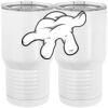 20 oz. Tall Stainless Steel Vacuum Insulated Tumbler White Thumbnail