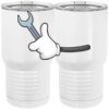 20 oz. Tall Stainless Steel Vacuum Insulated Tumbler White Thumbnail