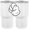 20 oz. Tall Stainless Steel Vacuum Insulated Tumbler White Thumbnail