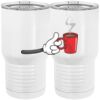 20 oz. Tall Stainless Steel Vacuum Insulated Tumbler White Thumbnail