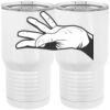 20 oz. Tall Stainless Steel Vacuum Insulated Tumbler White Thumbnail